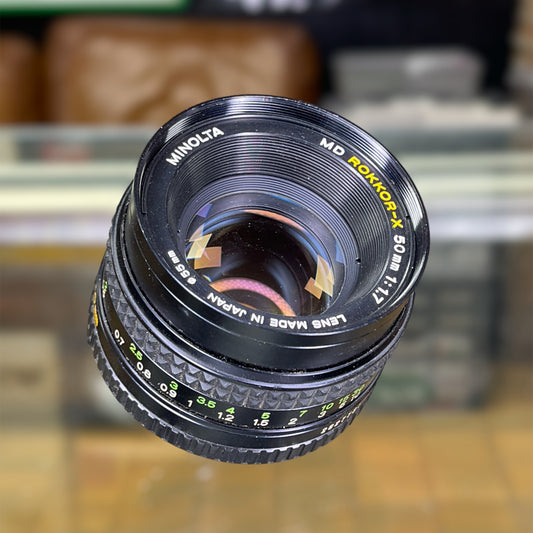Minolta MD Rokkor-X 50mm f/1.7 JB