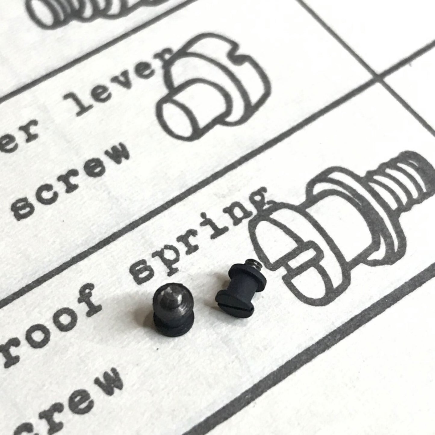 Nikon F Shock-Proof Spring Hook Screw 0