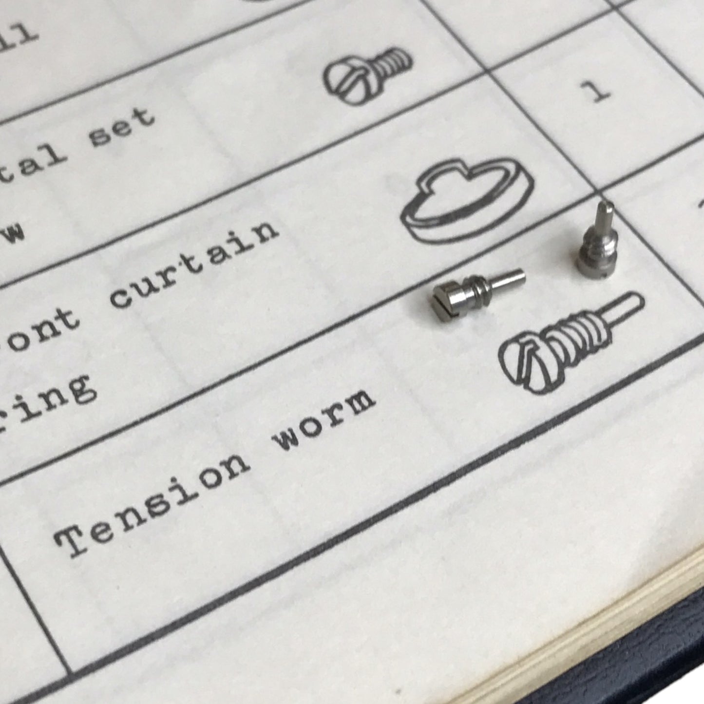 Nikon F Tension Worm 0