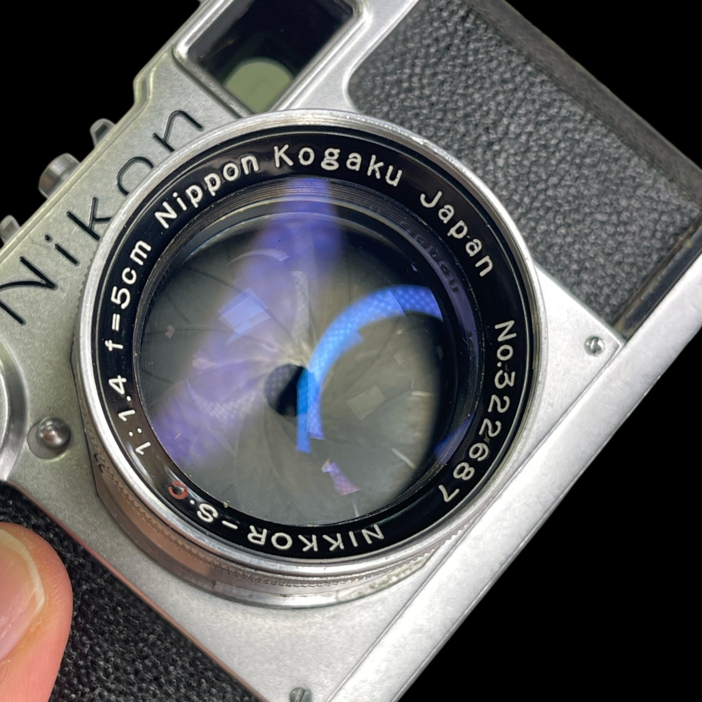 Nikon S2 5cm F1.4 B#6159703 L#322687