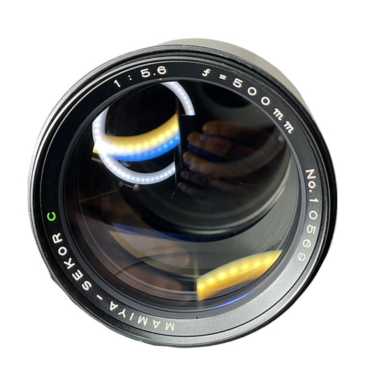 Mamiya 645 500mm f/5.6 L#10569 105mm BW Filter Caps & Case