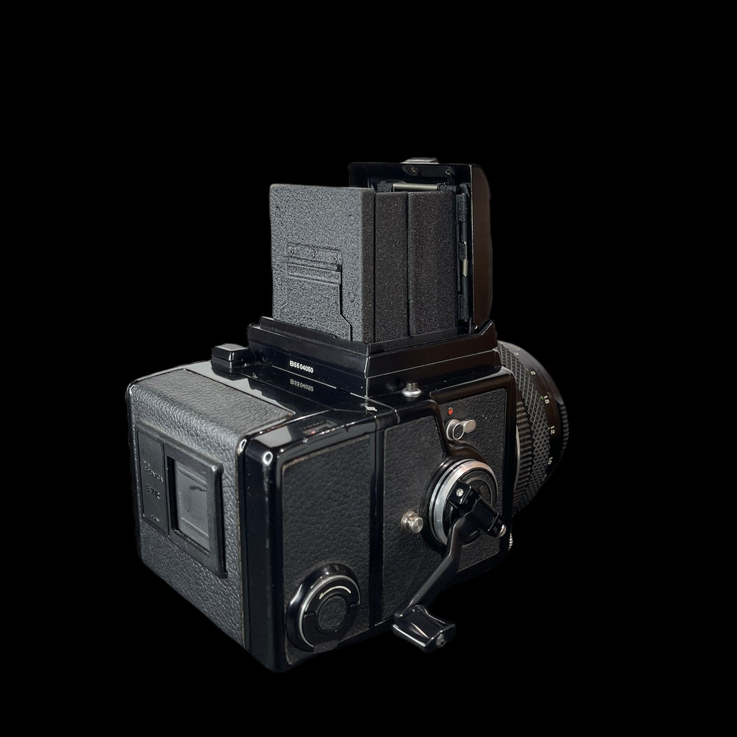 Bronica ETR-C w/ WLVF 120 Back & 75mm f/2.8 B#B5504050 L#7721597