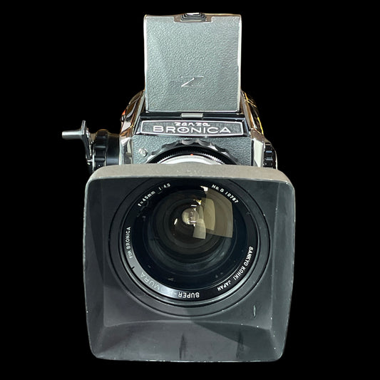 Bronica S2A Grey w/ WLVF 120 Back & Komura 45mm Lens B#CB89137 L#S10787