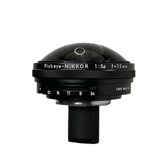 Nikon F Mount Fisheye-NIKKOR 7.5mm f/5.6 w/finder & Case L#752068