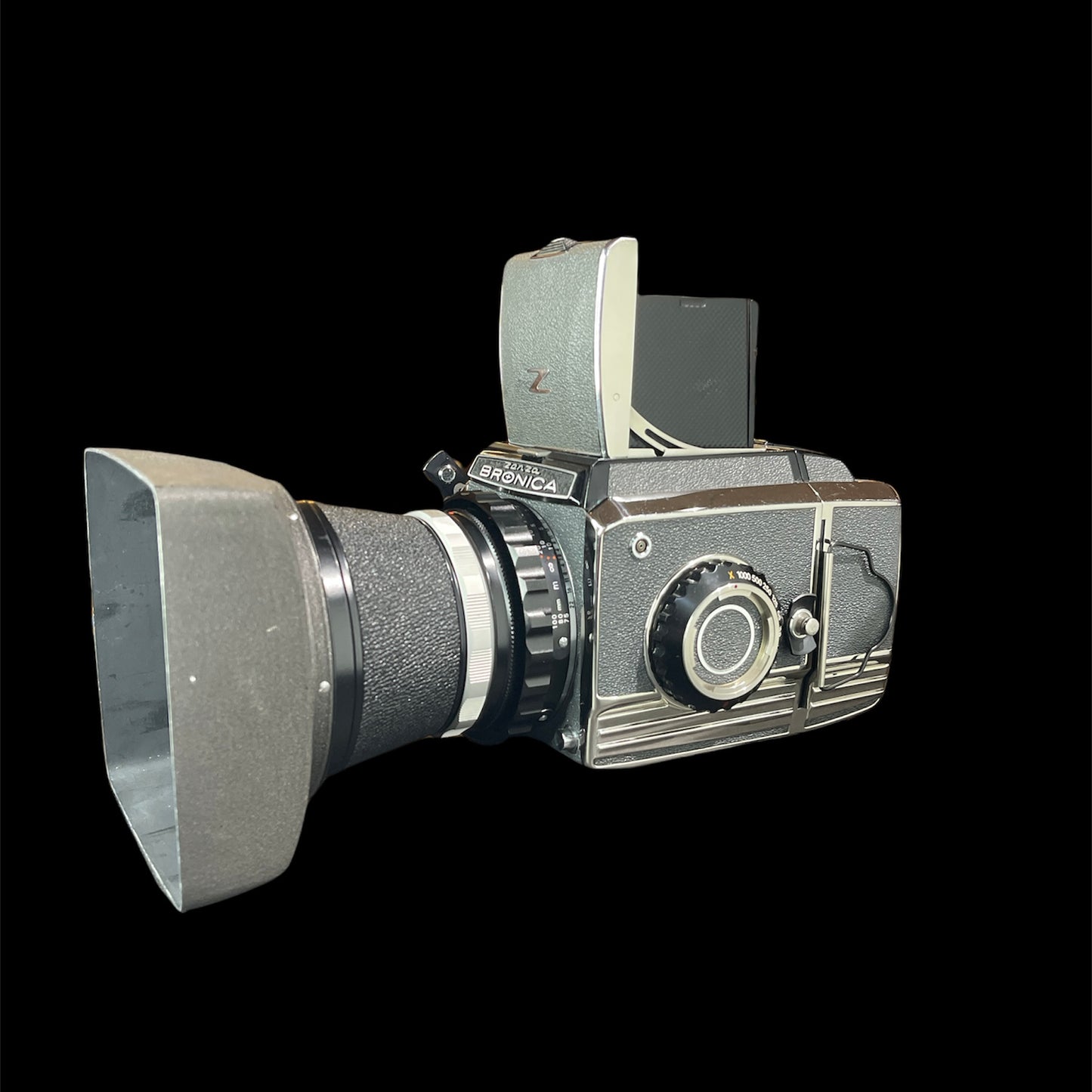 Bronica S2A Grey w/ WLVF 120 Back & Komura 45mm Lens B#CB89137 L#S10787