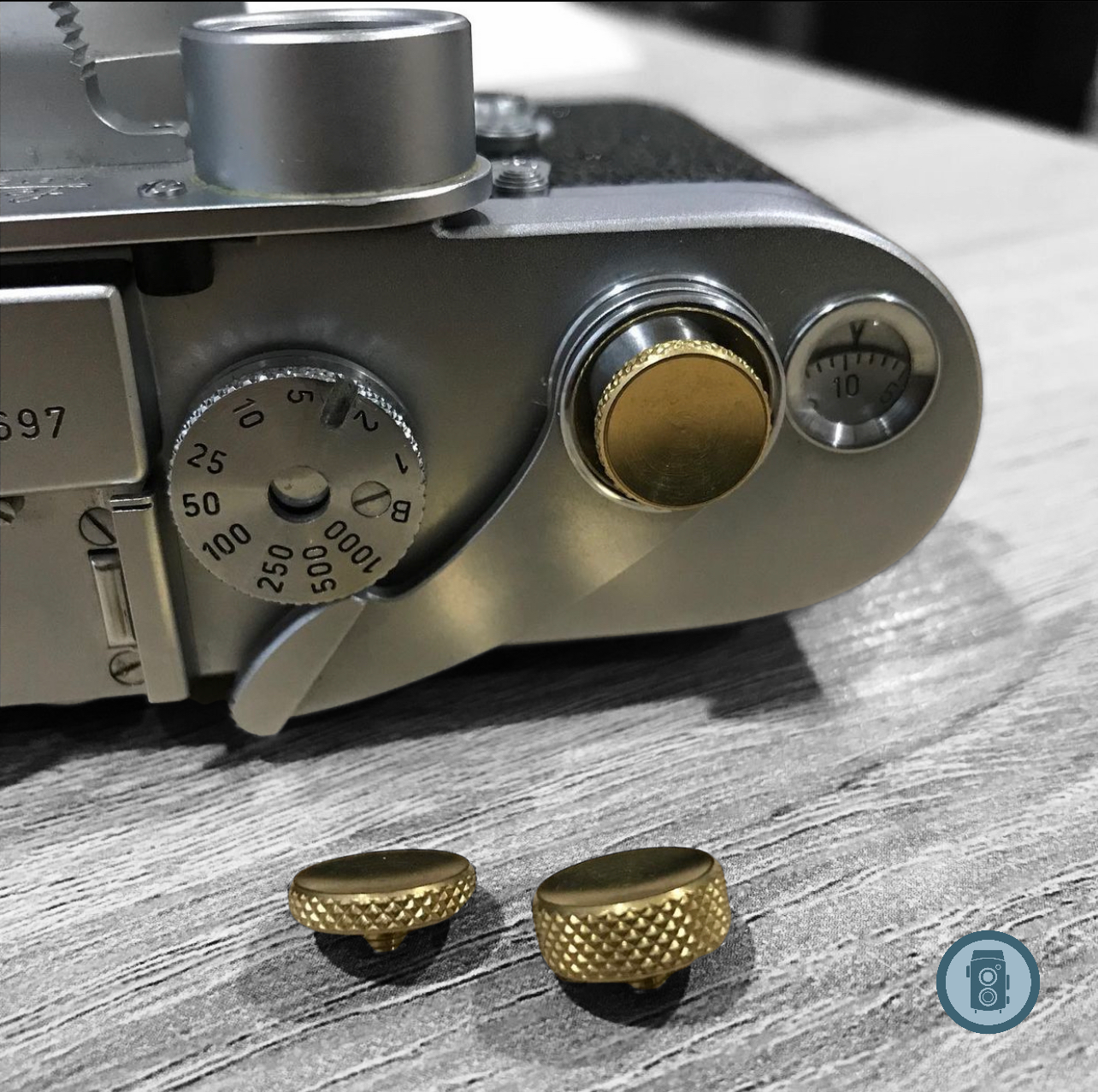Brass Shutter Release Button