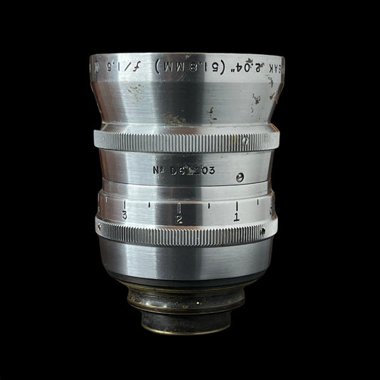 Wollensak 2.04 In 51.8mm f/1.5 Television Raptar L#D61103