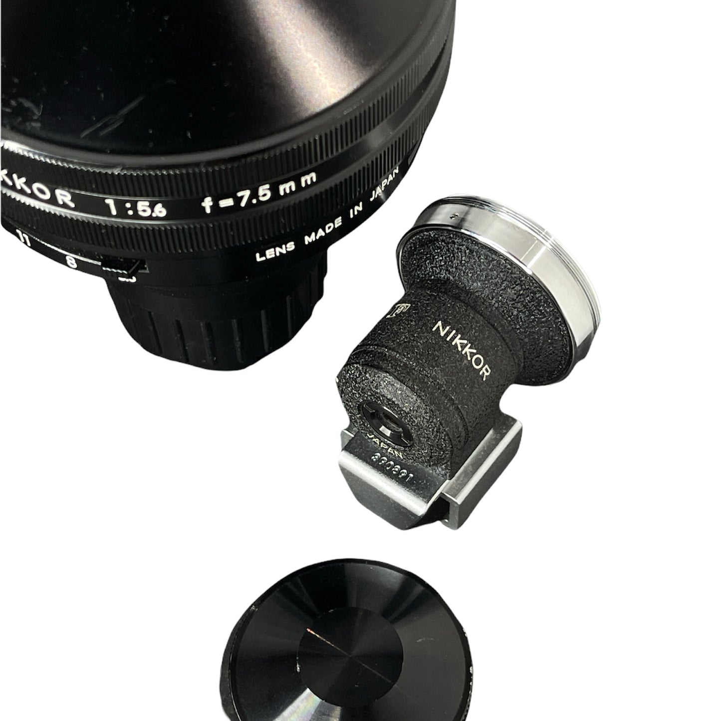Nikon F Mount Fisheye-NIKKOR 7.5mm f/5.6 w/finder & Case L#752068