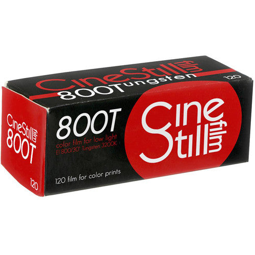 CineStill Film 800T Tungsten Xpro C-41 Color Negative Film (120 Roll Film)
