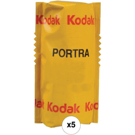 Kodak Professional Portra 160 Color Negative Film (120 Roll Film, 5-Pack)