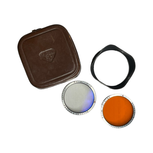 Rolleiflex Bay III Accessory Kit Hood+Orange+H-1(UV)