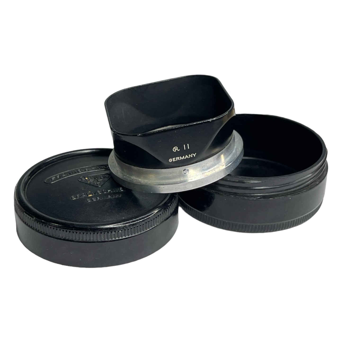 Rolleiflex Bay II Lens Hood & Bakelite Case