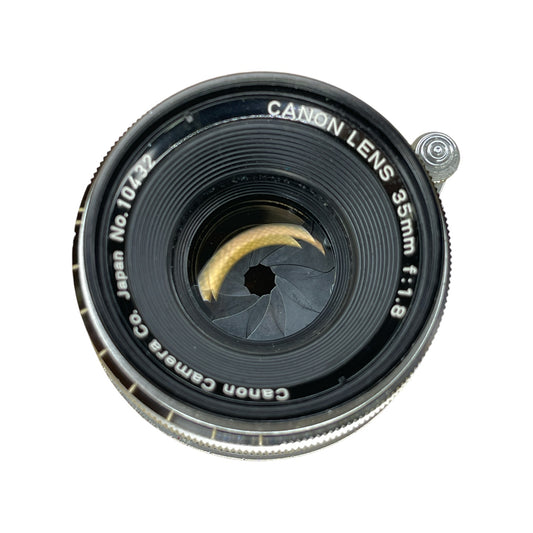 Canon 35mm f/1.8 LTM M39 S#10432 KS