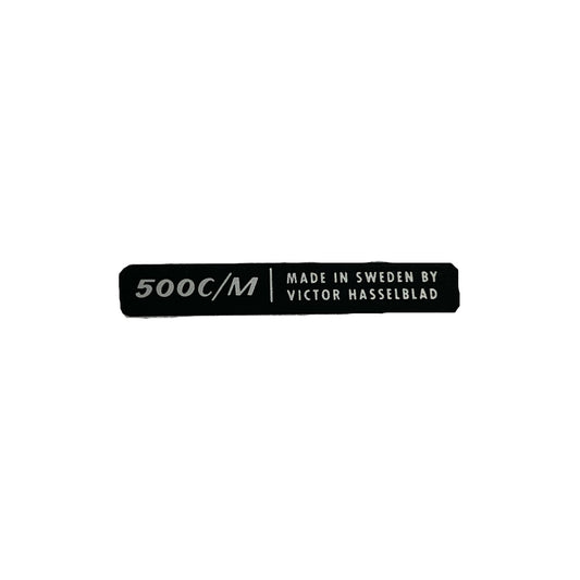 HASSELBLAD 500C/M NAME PLATE/BADGE 0