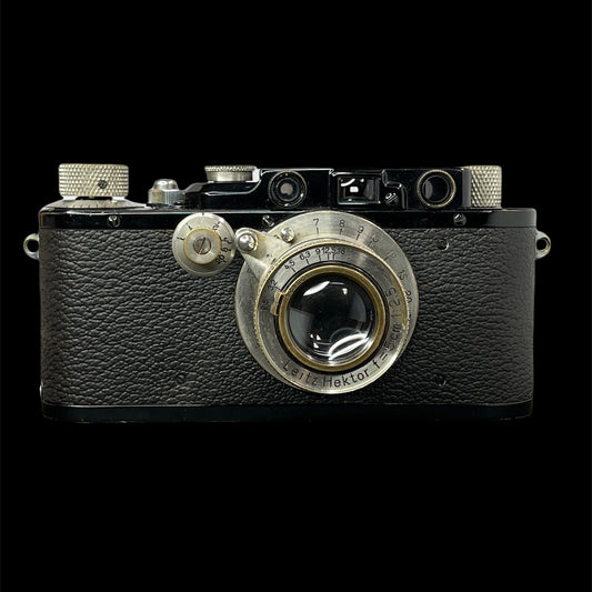 Leica III Black Nickel with Nickel 5cm f/2.5 11 O'clock Lens