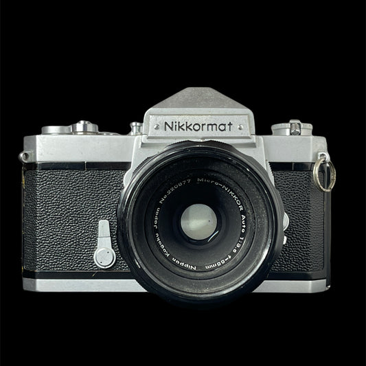 Nikon Nikkormat FT w/ 55mm f/3.5 Micro Nikkor B#3202781 L#220877