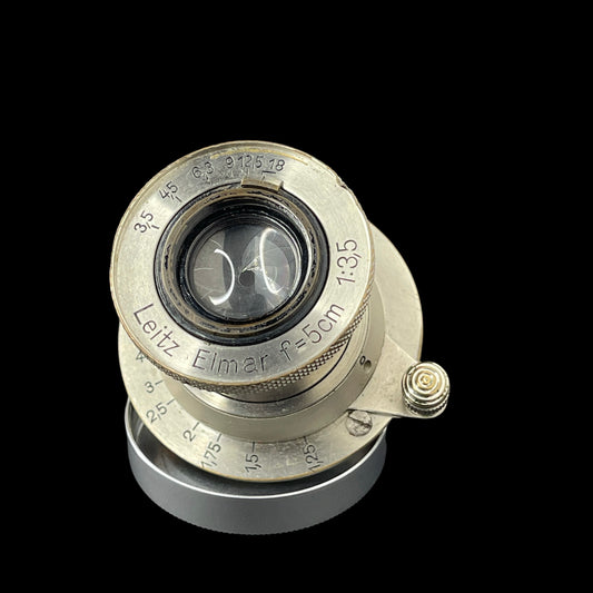 Leica LTM 5cm f/3.5 Elmar Nickel Extremely Early No Serial Number