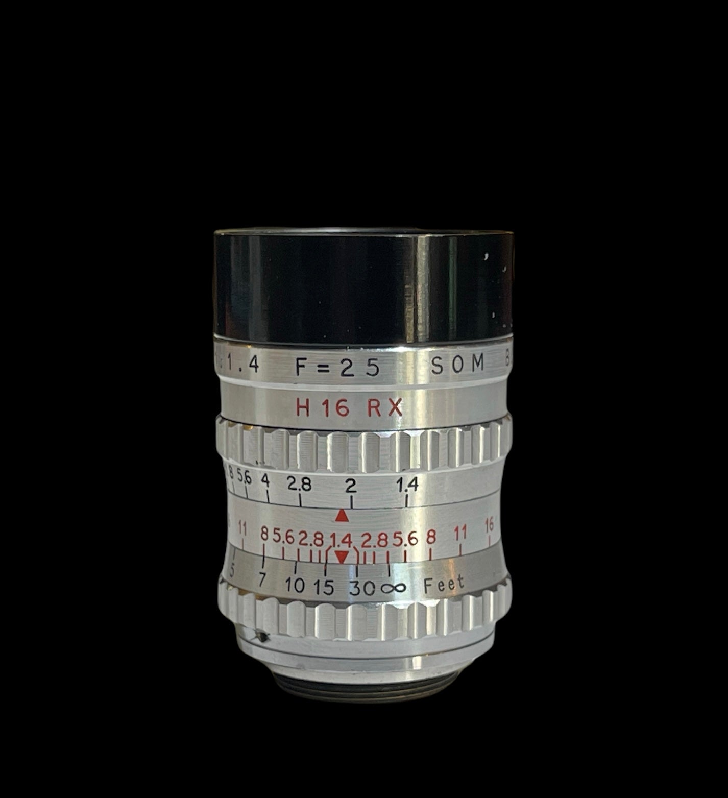 Som Berthiot 25mm f/1.4 Cinor C-Mount Lens L#VA14441 JB Reno