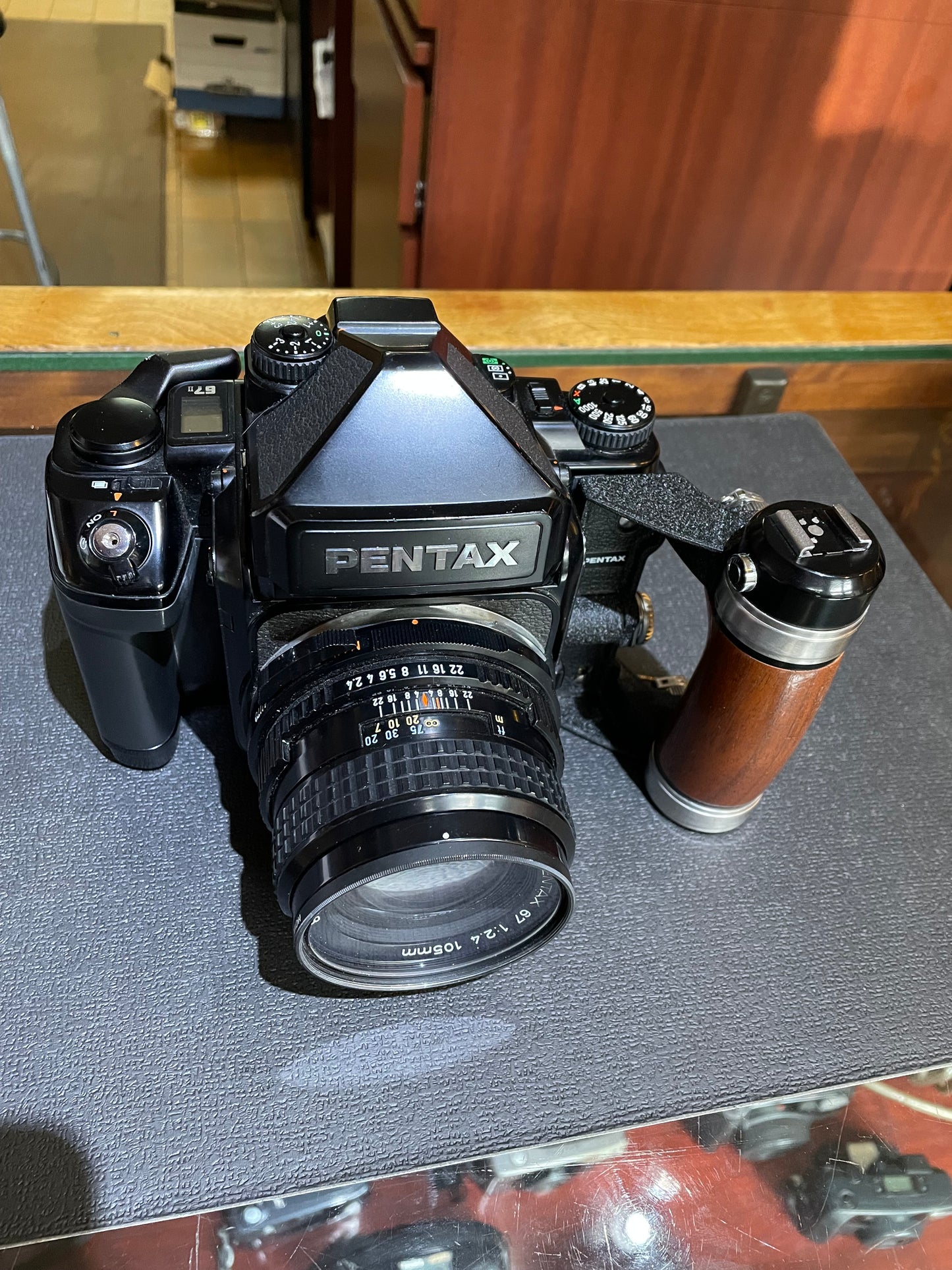 Pentax 67II Medium Format camera W/105mm 2.4 Latest SMC version
